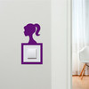 Light Switch Surround Barbie Kids Room Decorative Switch Plate Cover Frame