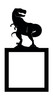 Light Switch Surround T-Rex Dinosaur Kids Room Decorative Switch Cover Frame