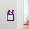 Light Switch Surround Dinosaurs Skating Kids Room Decor Switch Cover Frame