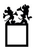 Light Switch Surround Mickey Minnie Mouse Kids Room Decor Switch Cover Frame