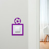 Light Switch Surround Football Soccer Ball Kids Room Decor Switch Cover Frame