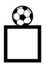 Light Switch Surround Football Soccer Ball Kids Room Decor Switch Cover Frame