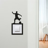 Light Switch Surround Football Footballer Kids Room Decor Switch Cover Frame