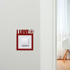 Light Switch Surround Love Football Kids Room Decorative Switch Cover Frame