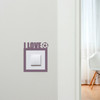 Light Switch Surround Love Football Kids Room Decorative Switch Cover Frame