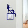 Light Switch Surround Gymnastics Ballet Kids Room Decorative Switch Cover Frame