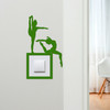 Light Switch Surround Gymnastics Ballet Kids Room Decorative Switch Cover Frame