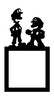 Light Switch Surround Super Mario Luigi Kids Room Decor Switch Cover Frame