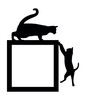 Light Switch Surround Cats Hanging Decorative Switch Plate Cover Frame