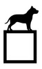 Light Switch Surround Pitbull Dog Decorative Switch Plate Cover Frame