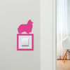 Light Switch Surround Sheltie Dog Decorative Switch Plate Cover Frame