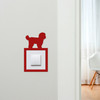 Light Switch Surround Shih Tzu Dog Decorative Switch Plate Cover Frame