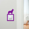 Light Switch Surround Blue Heeler Dog Decorative Switch Plate Cover Frame