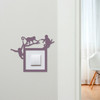 Light Switch Surround Monkey Climbing Decorative Switch Plate Cover Frame
