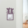 Light Switch Surround Mouse Couple Romantic Decorative Switch Plate Cover Frame