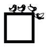 Light Switch Surround Cute Birds Decorative Switch Plate Cover Frame