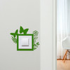 Light Switch Surround Butterfly Flowers Decorative Switch Plate Cover Frame