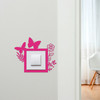 Light Switch Surround Butterfly Flowers Decorative Switch Plate Cover Frame