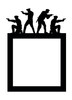 Light Switch Surround Policemen Police Shoot Decorative Switch Plate Cover Frame