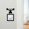 Light Switch Surround Gym Weightlifting Decorative Switch Plate Cover Frame