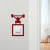 Light Switch Surround Gym Weightlifting Decorative Switch Plate Cover Frame