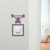 Light Switch Surround Gym Weightlifting Decorative Switch Plate Cover Frame