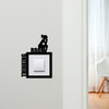 Light Switch Surround Funny Toilet Thinking Room Decorative Switch Cover Frame