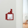 Light Switch Surround Funny Toilet Thinking Room Decorative Switch Cover Frame