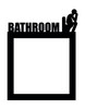 Light Switch Surround Bathroom Funny Man Toilet Decorative Switch Cover Frame