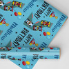 Personalised Wrapping Paper Kids Birthday Racing Cars For Boys Custom Gift-Wrap