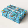 Personalised Wrapping Paper Kids Birthday Racing Cars For Boys Custom Gift-Wrap
