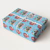 Personalised Wrapping Paper Kids Birthday Boys Blue Paw Patrol Custom Gift Wrap