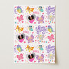 Personalised Wrapping Paper Kids Birthday Butterflies Photo Custom Gift Wrap