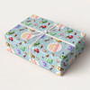Personalised Wrapping Paper Kids Birthday Cute Insects Green Custom Gift Wrap
