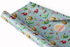 Personalised Wrapping Paper Kids Birthday Cute Insects Green Custom Gift Wrap