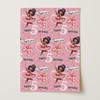 Personalised Wrapping Paper Kids Birthday Dark Ballet Girls Custom Gift Wrap