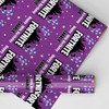 Personalised Wrapping Paper Kids Birthday Fortnite Boys Purple Custom Gift Wrap