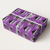 Personalised Wrapping Paper Kids Birthday Fortnite Purple Custom Gift Wrap