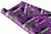 Personalised Wrapping Paper Kids Birthday Fortnite Stars Purple Custom Gift Wrap