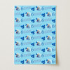Personalised Wrapping Paper Kids Birthday Frozen Blue Custom Gift Wrap