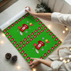 Personalised Wrapping Paper Kids Birthday Green Football Boys Custom Gift Wrap