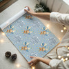 Personalised Wrapping Paper Kids Birthday Grey Blue Teddy Bear Custom Gift Wrap