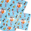 Personalised Wrapping Paper Kids Birthday Paw Patrol Blue Photo Custom Gift Wrap