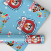 Personalised Wrapping Paper Kids Birthday Paw Patrol Blue Custom Gift Wrap