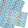 Personalised Wrapping Paper Kids Birthday Photo Blue Paw Patrol Custom Gift Wrap