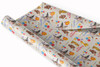 Personalised Wrapping Paper Kids Birthday Photo Safari Animals Custom Gift Wrap