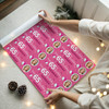 Personalised Wrapping Paper 65th Birthday Pink Photo For Her Custom Gift-Wrap