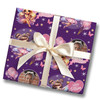 Personalised Wrapping Paper Kids Birthday Purple Photo Fairy's Custom Gift Wrap