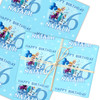 Personalised Wrapping Paper Kids Birthday Snow Blue Frozen Custom Gift Wrap
