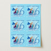 Personalised Wrapping Paper Kids Birthday Snow Blue Frozen Custom Gift Wrap